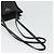 Borsa a spalla PRADA in nylon nero argento autentica bs25600 - vista 7