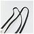 Borsa a spalla PRADA in nylon nero argento autentica bs25600 - vista 8