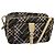 Borsa a spalla Burberry Nova Check Blue Label in nylon marrone argento autentica ti3061