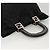 FENDI Handtasche aus schwarzem Nylon mit Silber authentisch 122023 - Ansicht 6