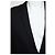 Saint Laurent, schwarzer Blazer mit Nadelstreifen und Perlen - Ansicht 8