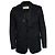 Blazer mit Pailletten besticktem Saum von Saint Laurent, 19FW Grau