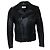 Saint Laurent, schwarze Lederjacke von 2016