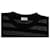 Saint Laurent, metallisch gestreifter Pullover in Schwarz und Silber - Ansicht 5
