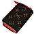 Authentische Louis Vuitton Monogram Poppy Multicartes Geldbörse Orange - Ansicht 5