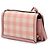LOEWE Borsa a tracolla in pelle a quadri rosa piccola Barcellona - vista 2