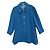 Autre Marque Cappotto Goldlust Paris blu lana angora cashmere