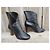 Botines Céline de cordero negro - vista 3