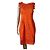 Vestido de seda naranja Roberto Cavalli