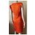Vestido de seda naranja Roberto Cavalli - vista 10