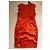 Vestido de seda naranja Roberto Cavalli - vista 15