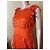 Vestido de seda naranja Roberto Cavalli - vista 8
