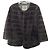 Schwarze Ecocastoro-Jacke von Romeo Gigli, Größe M.