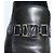 LOUIS VUITTON Scarpe da guida in pelle nera LV Auth bs25780 Nero - vista 13