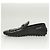 LOUIS VUITTON Scarpe da guida in pelle nera LV Auth bs25780 Nero - vista 5
