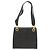 Sac à épaule Gancini en cuir noir et or Auth 124607 de Salvatore Ferragamo Doré - vue 13
