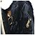 Sac à épaule Gancini en cuir noir et or Auth 124607 de Salvatore Ferragamo Doré - vue 19