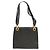 Sac à épaule Gancini en cuir noir et or Auth 124607 de Salvatore Ferragamo Doré - vue 2