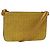 Céline Borsa a spalla in tela Macadam CELINE C in suede giallo oro Auth BA1861 D'oro