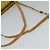Céline Borsa a spalla in tela Macadam CELINE C in suede giallo oro Auth BA1861 D'oro - vista 7