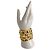 Timeless Chanel Gladiator Metallarmband Gold Golden