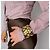 Timeless Chanel Gladiator Metallarmband Gold Golden - Ansicht 3