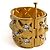 Timeless Chanel Gladiator Metallarmband Gold Golden - Ansicht 5
