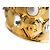 Timeless Chanel Gladiator Metallarmband Gold Golden - Ansicht 9
