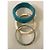 Conjunto raro de pulseras rígidas DOLCE & GABBANA turquesa plata marfil Multicolor - vista 12