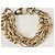Magnifico bracciale DOLCE & GABBANA modello DJ0694 dorato  catena doppia D'oro - vista 4