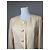 Giacca in seta vintage Balenciaga beige M - vista 9