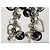 Orecchini DOLCE & GABBANA  con perle bianche e perle nere, cuore con swarovski Argento - vista 3