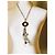 Collana BLUMARINE metallo dorato grande charm rotondo con logo inciso D'oro - vista 9