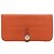 Hermès Portafoglio in pelle bifold lungo Hermes Dogon Arancione
