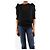 Helmut Lang Top de malha preto com costas abertas - tamanho XS