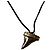 Collana pendente a catena a due livelli con squalo Givenchy Riccardo Tisci autentica Silver hardware - vista 2