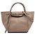 Big Bag Céline Borsa grande in pelle di vitello grana fine Celine Brown Marrone Marrone chiaro