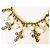 Magnifico raro bracciale DOLCE & GABBANA dorato croci swarovski D'oro - vista 5