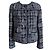 Chanel Tweedjacke Paris / New York mit Kamelien 38 FR Mehrfarben
