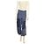 Etro Cropped Pants Blau Baumwolle