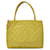 Chanel Medaillon Gelb Leder