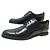 NUOVE SCARPE LOUIS VUITTON DERBY MINISTER 7.5 41.5 IN PELLE NERA Nero