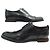 NUOVE SCARPE LOUIS VUITTON DERBY MINISTER 7.5 41.5 IN PELLE NERA Nero - vista 3