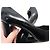 LOUIS VUITTON OPEN TOE SCHUHE MIT SCHNALLEN 37.5 LEDERSCHUHE Schwarz - Ansicht 10