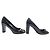 LOUIS VUITTON OPEN TOE SCHUHE MIT SCHNALLEN 37.5 LEDERSCHUHE Schwarz - Ansicht 3