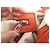BORSA A MANO LOEWE FLAMENCO CON TRACOLLA IN PELLE ARANCIONE - vista 15