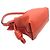 BORSA A MANO LOEWE FLAMENCO CON TRACOLLA IN PELLE ARANCIONE - vista 5