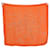 Hermès FOULARD HERMES MIKADO CARRE 70 EN CACHEMIRE & SOIE ORANGE CASHMERE SILK SCARF  ref.2242399