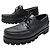 SCARPE LOUIS VUITTON DERBY LV RANGERS 08 42 IN PELLE GRANA NERA MONOGRAMMA Nero