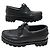 SCARPE LOUIS VUITTON DERBY LV RANGERS 08 42 IN PELLE GRANA NERA MONOGRAMMA Nero - vista 3